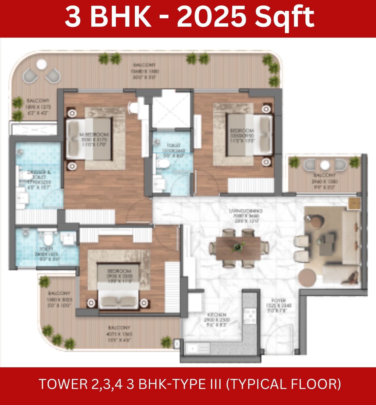 Mahagun My Laagoon floor plan 