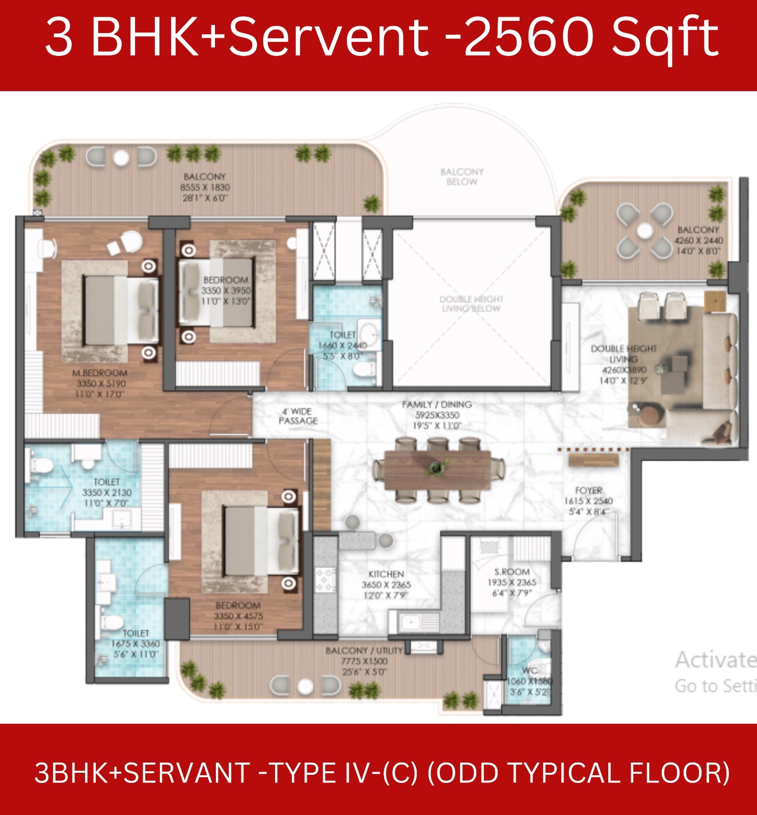 Mahagun My Laagoon floor plan 