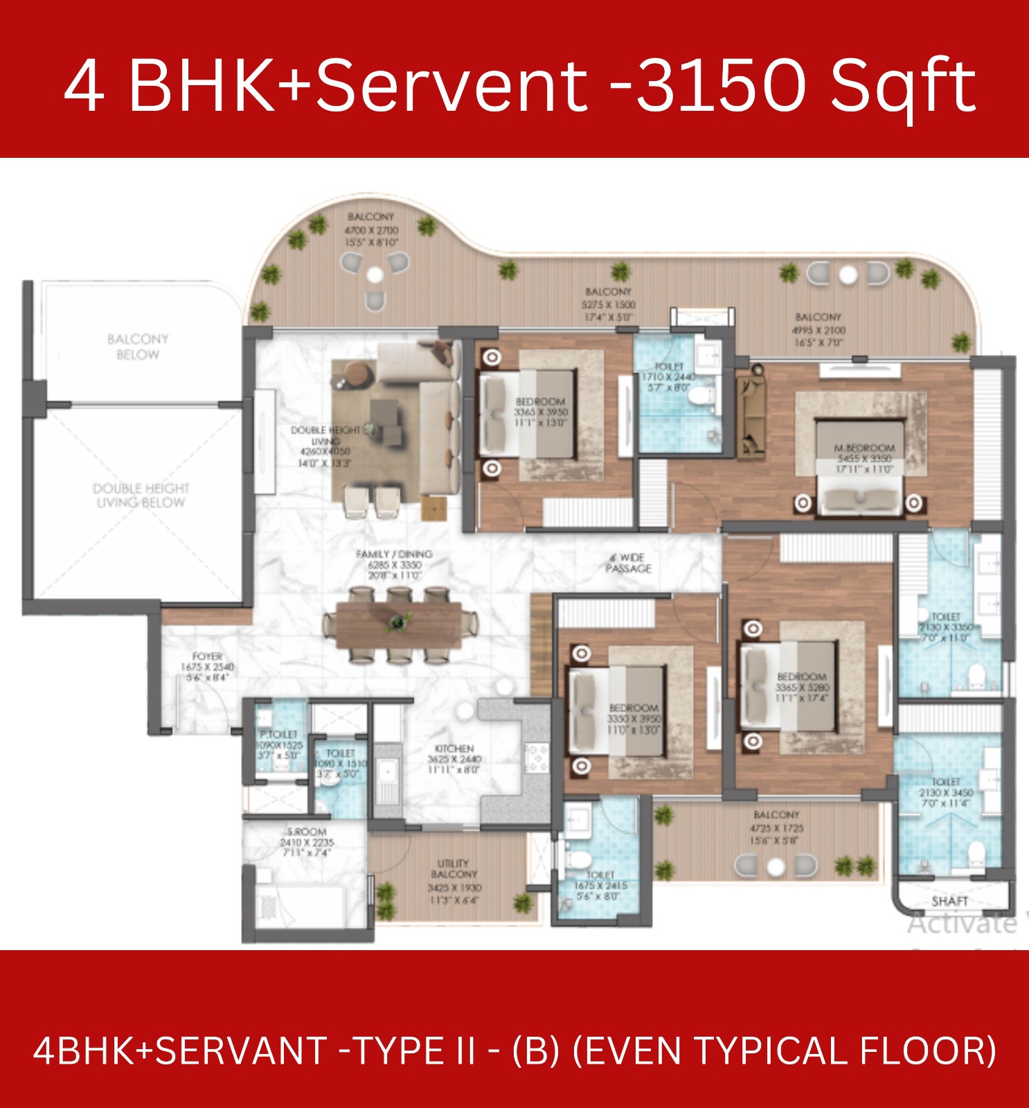 Mahagun My Laagoon floor plan 