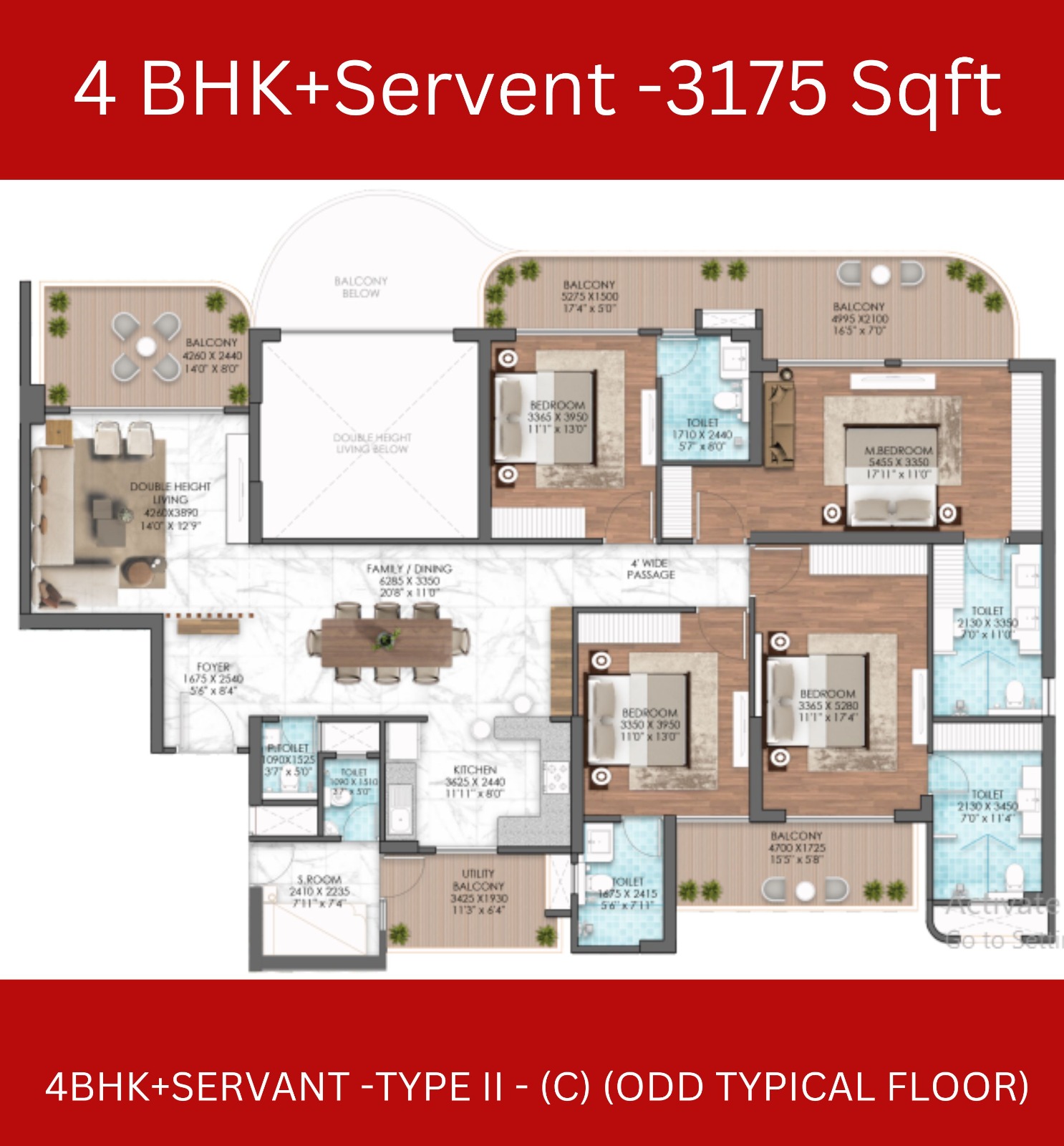 Mahagun My Laagoon floor plan 